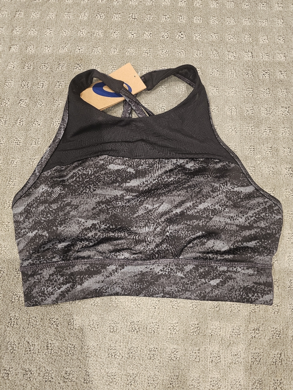 Asics Sports Bra, Mesh Criss-cross Straps, Size S, NWT